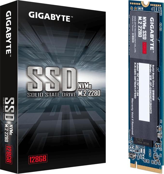 Actual product image Gigabyte GP-GSM2NE3128GNTD (128 GB, M.2 2280)