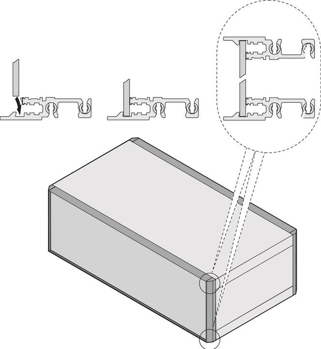 Produktbild Schroff u-frontpl.emc 3he 42te