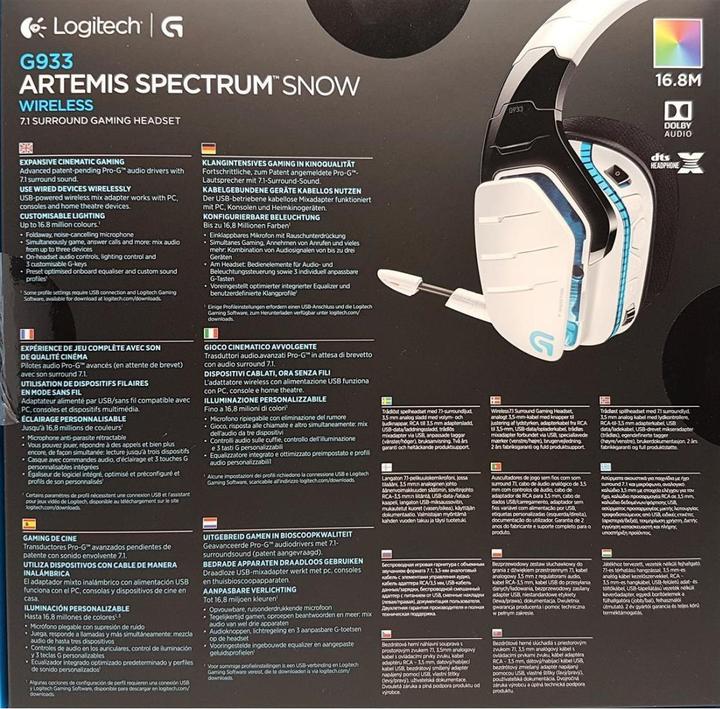 Produktbild Logitech G G933 Artemis Spectrum (Kabellos)