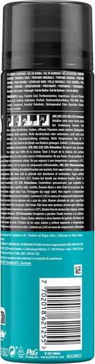 Image du produit Gillette Gel de rasage Sensitive (200 ml, Gel de rasage)