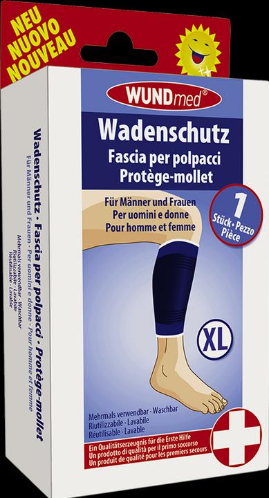 Produktbild Wundmed Elastische Sportbandage blau Wadenschutz Grösse XL (XL)