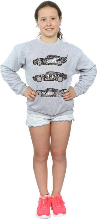 Immagine prodotto Disney Cars Text Racers Felpa Ragazze (116)
