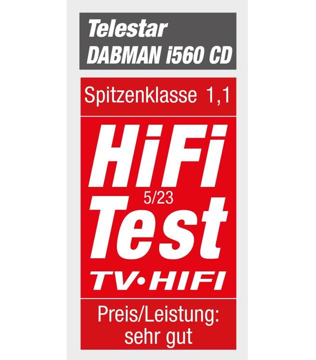 Produktbild Imperial Dabman i560 CD (FM, DAB+, UKW, Internetradio, Bluetooth, WLAN)