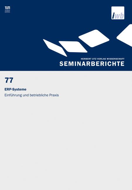 Produktbild ERP-Systeme (Gunther Reinhart, Michael Zäh, 2015)
