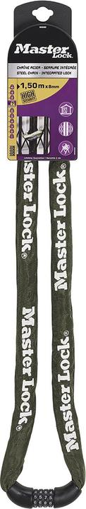 Master Lock Combination chain lock 8028 EURD with nylon cover SB