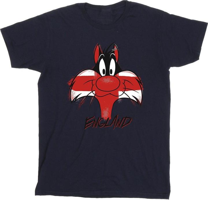 Produktbild Looney Tunes Sylvester England Face TShirt (L)