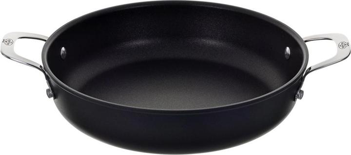 Actual product image Ballarini Patelnia Alba głęboka z 2 uchwytami tytanowa 28 cm ALBG3ED.28D (28 cm, Frying pan, Aluminium)