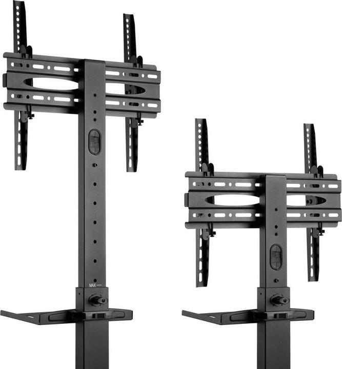 Produktbild Techly TV Trolley für LCD LED TV 81,28-139,7cm 32-55Zoll schwarz mit Ablage (55", 35 kg)