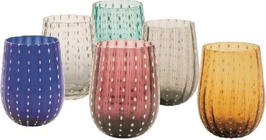 Immagine prodotto Villa D'Este Home Tivoli Set di bicchieri Shiraz colorati 6 pezzi (0.24 l, 6 x)