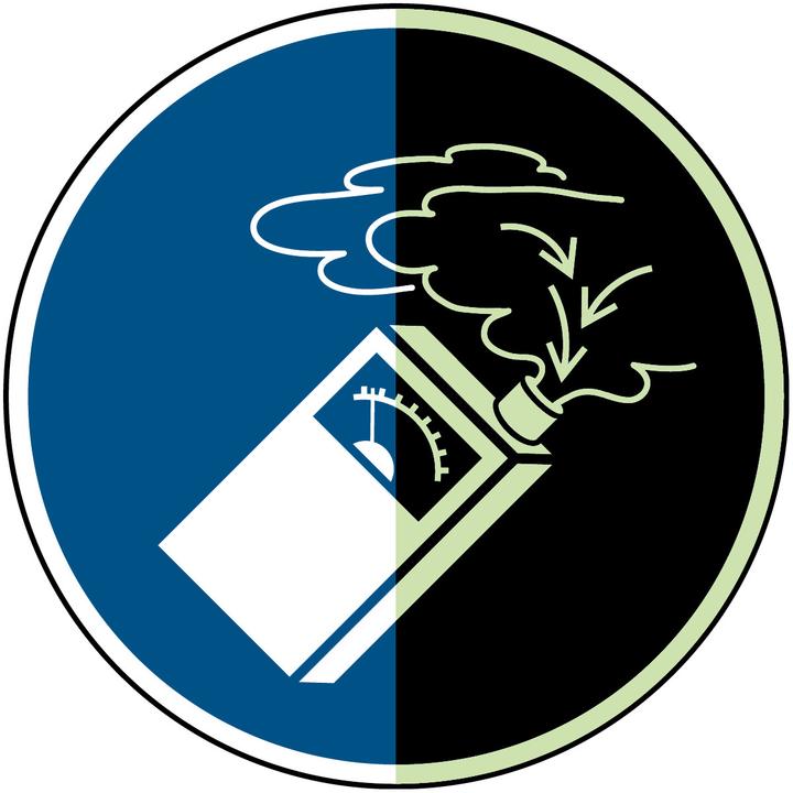 Image du produit Brady Plaque de sécurité ISO - Utiliser un détecteur de gaz