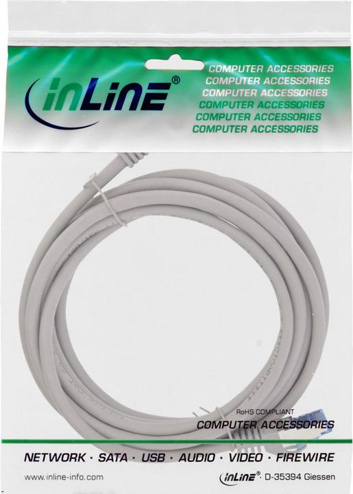 Produktbild InLine Patch-Kabel RJ-45 (M) bis RJ-45 (M) (S/FTP, CAT6a, 7.50 m)