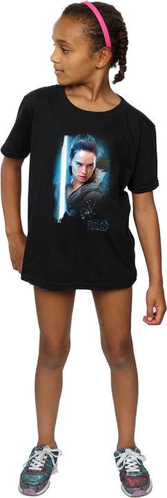 Immagine prodotto Star Wars Maglietta Rey in cotone spazzolato per bambine (140, 146)
