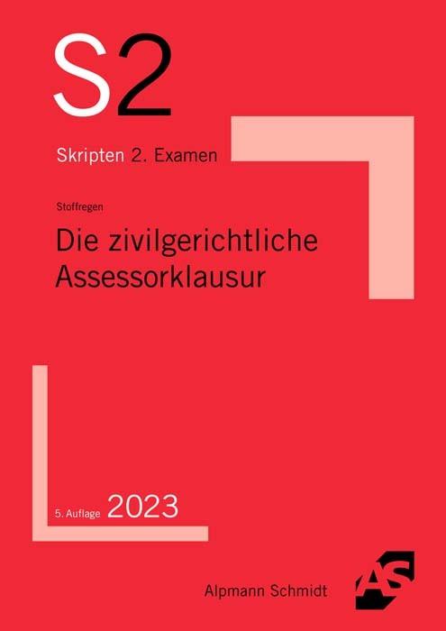 Immagine prodotto Die zivilgerichtliche Assessorklausur (Tedesco, Ralf Stoffregen, 2022)
