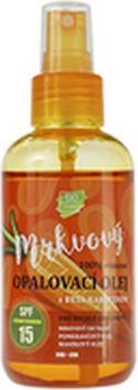 Actual product image Vitalcare Vivaco - 100% Natural suntan oil with carrot extract SPF 15 150ml (Suntan oil, SPF 15, 150 ml, 150 g)