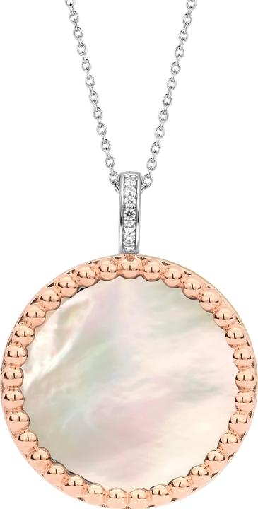 Produktbild Ti Sento Milano Kette mit Anhänger Perlmutt rosévergoldet 6794MW (925er Silber, 45 cm)