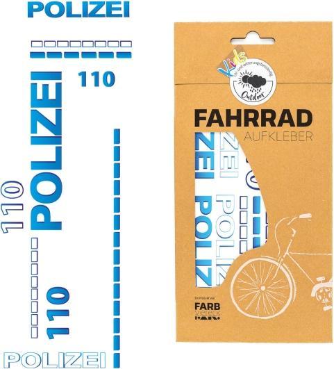 Produktbild Farbviereck Polizei Motive Aufkleber / Sticker