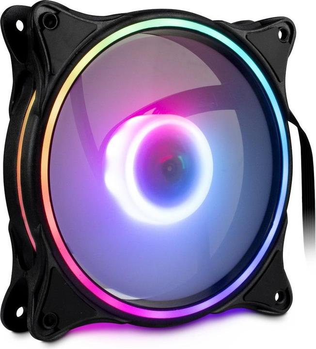 Produktbild Intertech Inter-Tech Lüfter 120*120*25 ARGUS RGB-FAN SET RS-08, 3X retail (120 mm, 3 x)