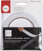 Immagine prodotto Rayher Nastro biadesivo speciale, cristallo, 20 m (125 mm)