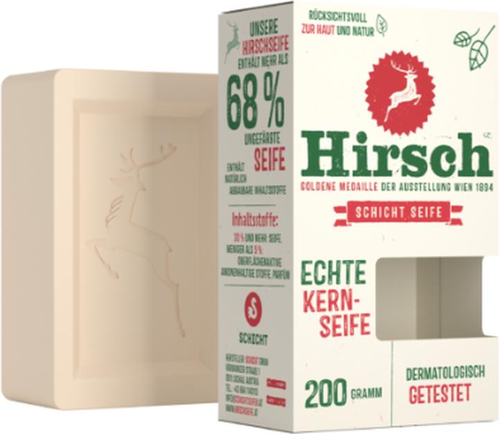 Produktbild Hirsch Kernseife Karton 200 g (Kernseife)