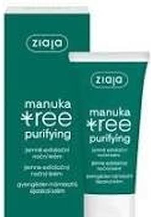 Actual product image Ziaja Night Cream Gently Exfoliating Manuka Tree Purifying 50 Ml (50 ml)