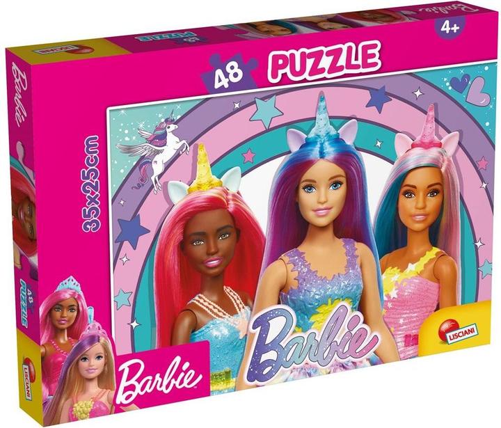 Actual product image Lisciani Barbie Puzzle M-Plus 48 - Magic Unicorn (48 pieces)