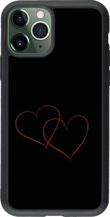 Immagine prodotto PhoneLook Coque Silicone rigide noir San Valentino 2023 cuore attaccato (Apple iPhone 11 Pro)