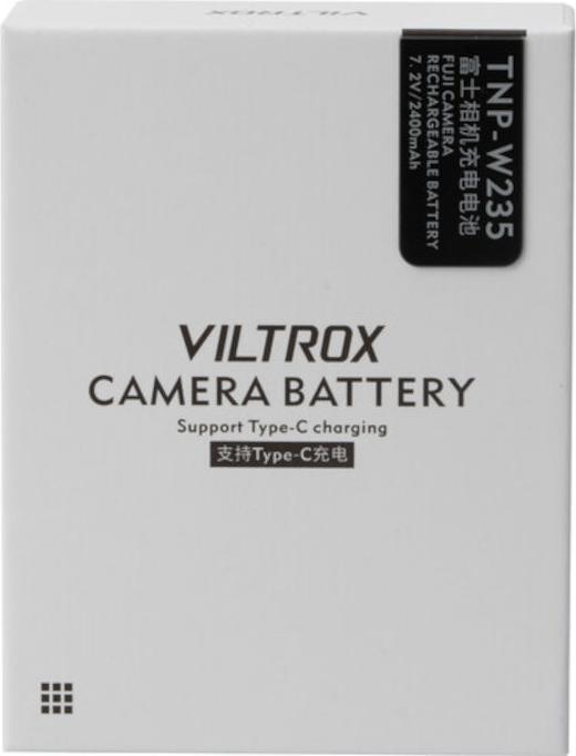 Actual product image Viltrox NP W235 Battery TYPE C 2400MAH for Fuji Camera (Rechargeable battery)
