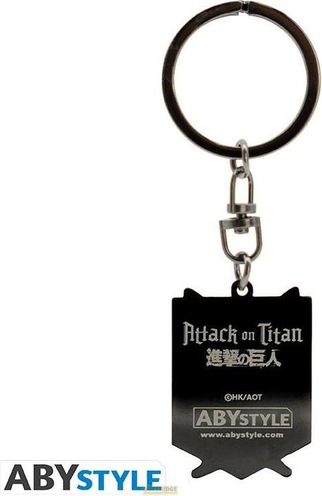 Actual product image ABYstyle Attack on Titan Keychain: Scouts 6cm