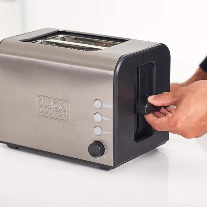Produktbild Black & Decker & Decker BXTO900E Toaster 2 Scheibe(n), Edelstahl