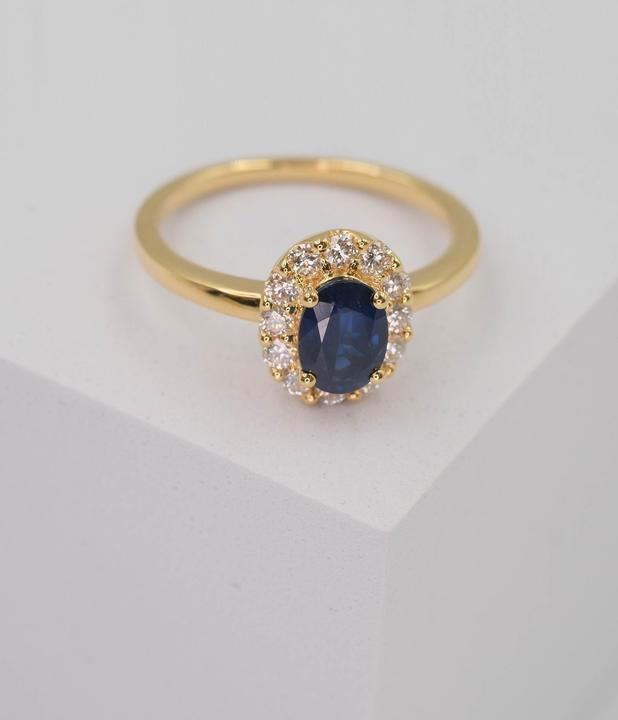 Actual product image Muau Ring (54, 950 Platinum)