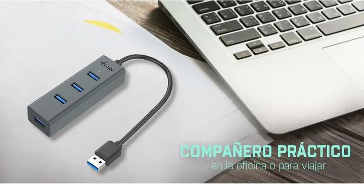 Actual product image i-tec U3HUBMETAL403 (USB-A, 4 Ports)