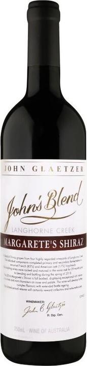 Produktbild John's Blend Winery John's Blend Margarete's Shiraz No. 19 John Glaetzer Wines Langhorne Creek Australia (1 x 75 cl, 2015)