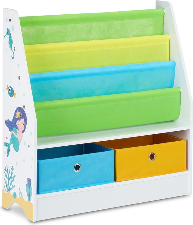 White, Light blue, Green