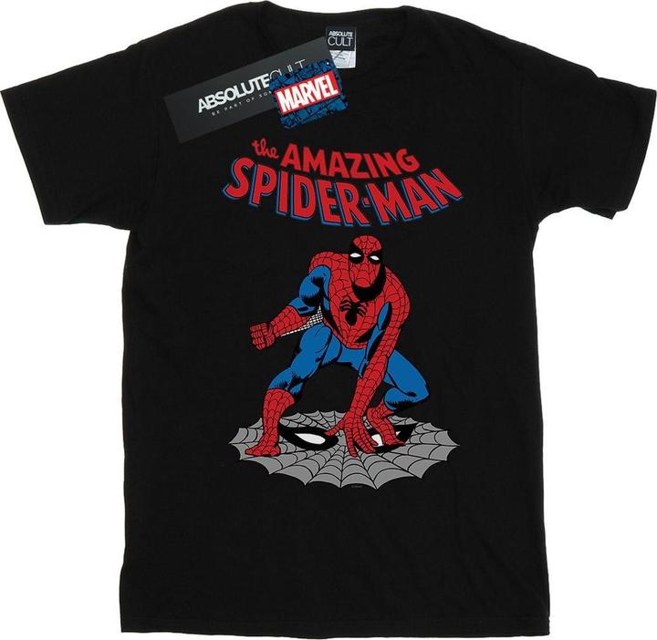 Actual product image Womens/Ladies The Amazing Spider-Man Cotton Boyfriend T-Shirt (S)