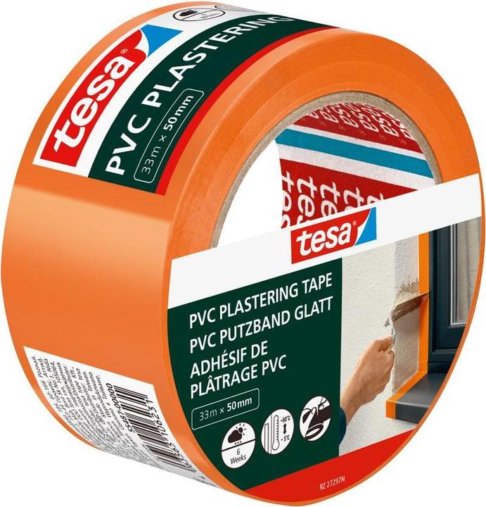 Actual product image tesa PVC plaster tape smooth (50 mm)