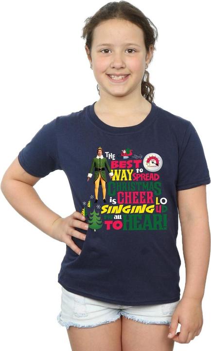 Immagine prodotto Elf Christmas Cheer Maglietta Ragazze (152, 158)