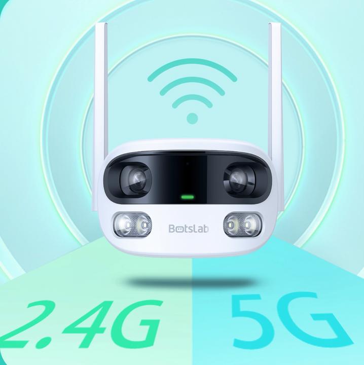 Produktbild Botslab Outdoor Dual-Lens Camera, 170° Wide-Angle View, Person/Vehicle Detection, Multi-scenes AI re (1920 x 1080 Pixels)