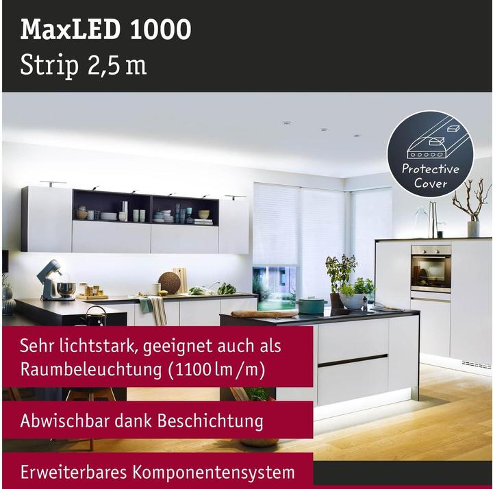 Produktbild Paulmann MaxLED 1000 Stripe (Kaltweiss, 250 cm, Indoor)