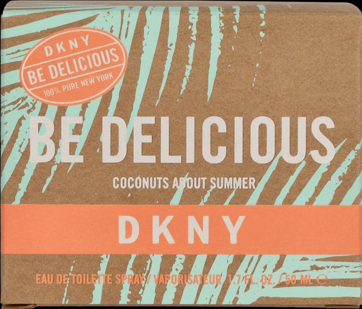 Actual product image DKNY Donna Karan NY Be Delicious Women Coconuts Summer Eau de Toilette (re) 50 ml (Eau de toilette, 50 ml)