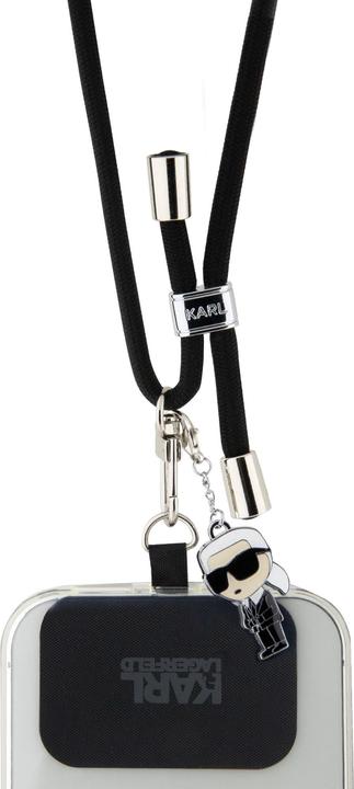 Actual product image Karl Lagerfeld KLUCNMSCKIK Universal CBDY Cord pasek czarny/black