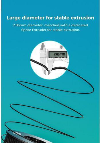 Image du produit Creality Filament TPR noir 2.85 mm 1.29 kg (2.85 mm, 1290 g, Noir)