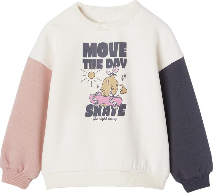 Immagine prodotto Vertbaudet Felpa sportiva da bambina in stile color block con poliestere riciclato (92)