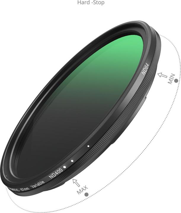 Produktbild SmallRig Magnetic 67mm VND Filter ND64-ND400 (6-9 Stop) 5169 (67 mm, ND- / Graufilter)