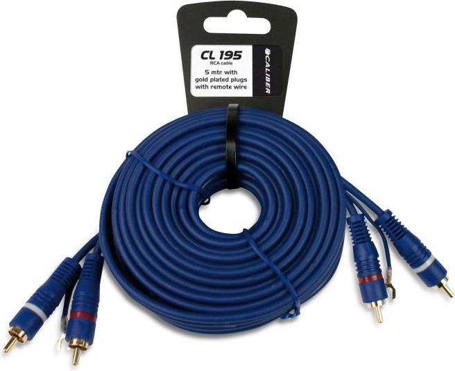 Actual product image Caliber 2x RCA – 2x RCA (5 m, Cinch)