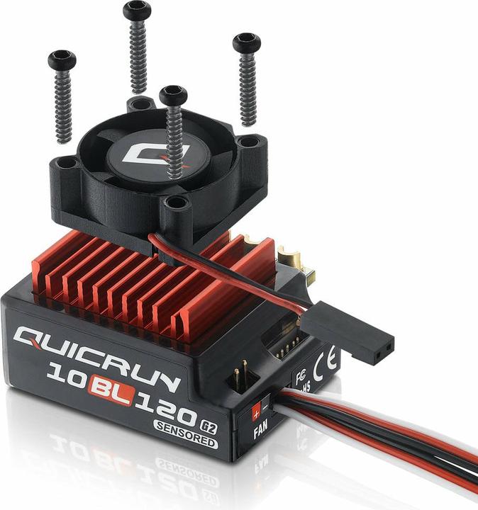 Produktbild Hobbywing QuicRun 10BL120 G2 120A Sensored Regler 2-3s