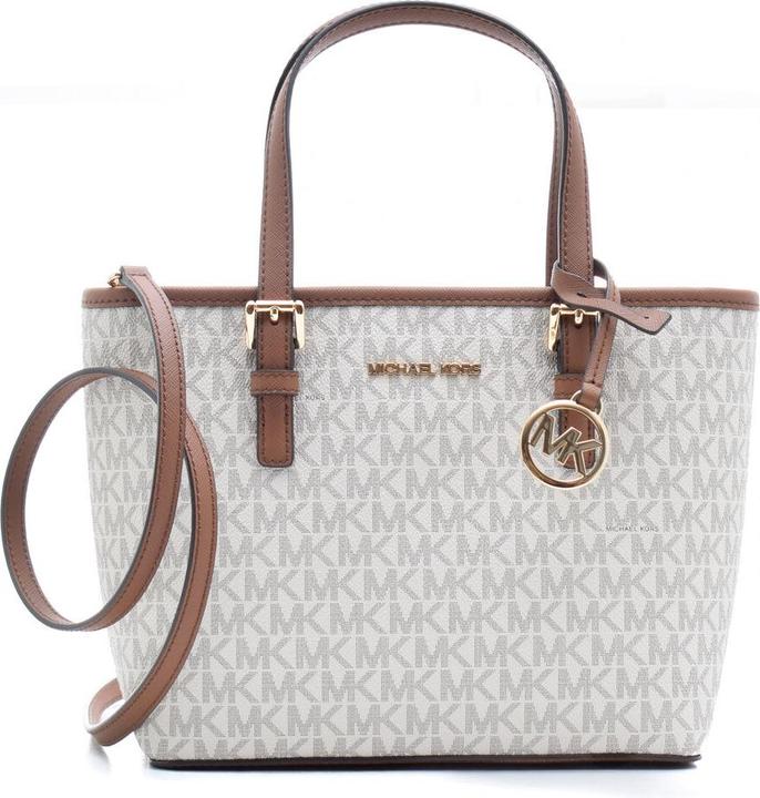 Actual product image Michael Kors Women's Handbag 35T9GTVT0B-VANILLA Beige 25 x 18 x 10 cm