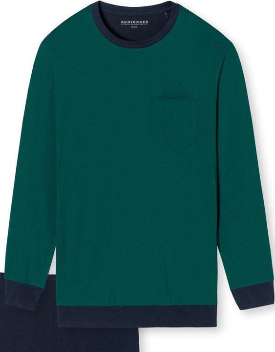 Actual product image Schiesser Essentials Nightwear Pyjamas Long Sleeve (L)