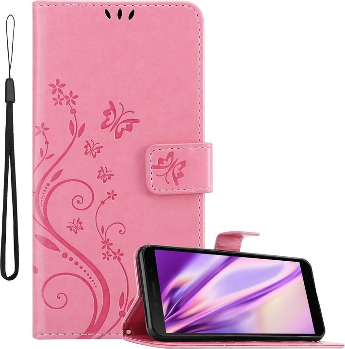 Actual product image Cadorabo Flower Book Cover (Huawei Y5p)