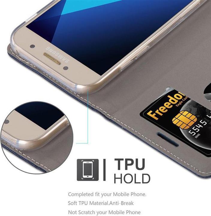 Productafbeelding Cadorabo Boek Jeans Optiek Cover (Samsung Galaxy A3 (2017))