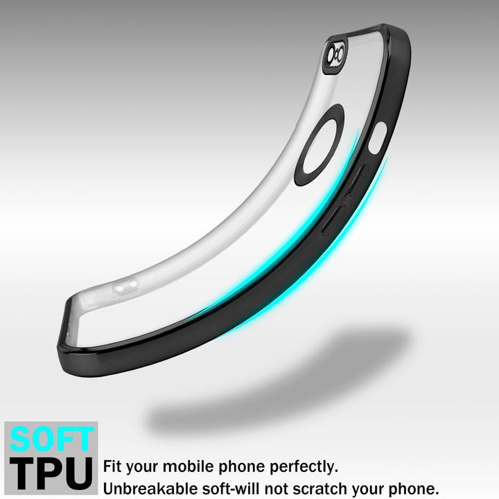 Produktbild Cadorabo TPU Hülle Chrome mit Kameraschutz für Apple iPhone 6 / 6S (Apple iPhone 6)